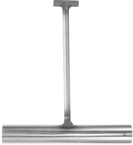 DINHEAROM Kanaldeckelheber aus Stahl mit Ergonomischem Griff T Förmiger Hebehaken für Schwer Zugängliche Schachtdeckel und Gitterroste für Handwerker und Installateure