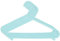 Bieco Kleiderbügel Kinder 8 St. Türkis | Länge ca. 30 cm | Baby Kleiderbügel | Kunststoff Kleiderbügel Kinder Baby | Baby Organiser Für Kleiderschrank | Kleiderbügel Baby | Baby Clothes Hangers
