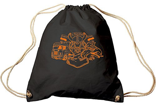 Fan-O-Menal Trend-Bag mit Aufdruck - LKW Trucker Legend Swedish Thorhammer - 65115 - Turnbeutel Sporttasche Rucksack