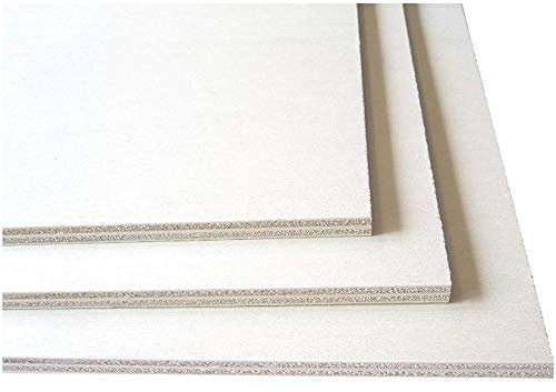Hagspiel 4 placas de madera contrachapada de álamo, 8 mm, DIN A4 (30 x 21 cm aprox.)