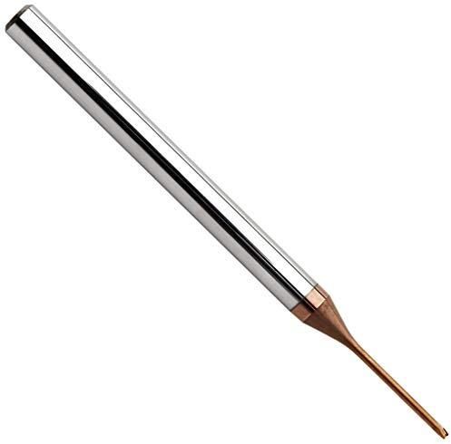 Karnasch 306267010000512 Fresadora Metal Duro De Matrices Con Radio Angular, Corta, Rockwell Cutter, 1.0Mm Diámetro De Corte, 12Mm Utilizando Longitud, 4Mm