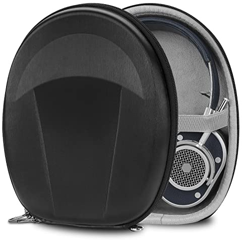 Geekria Shield Kopfhörer-Case kompatibel mit JBL Tune 680NC, Tune 510BT, Live 400BT, AKG Y50BT; Ersatz Schutz-Hartschalen-Reiseetui mit Kabelaufbewahrung (Schwarz)