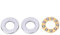 Axial-Kugellager Hochpräzise Hochleistungs-Flachstahllager Set 10PCS(F6-12M 6 * 12 * 4.5mm 10pcs)