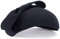 Lawliet A568 Fascinator für Damen, 1940er-Jahre, Wollfilz, mit Schleife, Baskenmütze, Schwarz, Einheitsgröße