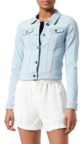NOISY MAY NMDebra Denim Jacket Frauen Jeansjacke blau XS