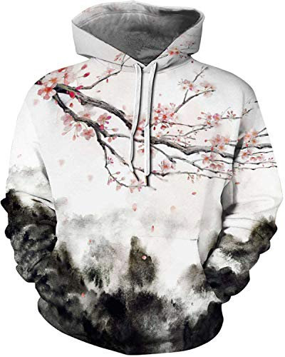 OWMMIZ Unisex Hoodies Neuheit Print 3D Patternv Kapuzenpullover Sweatshirt mit Tasche - mehrfarbig - XXL/3XL