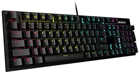 Gigabyte Aorus K1 Gaming Tastatur RGB QWERTZ, MX-Red, Schwarz