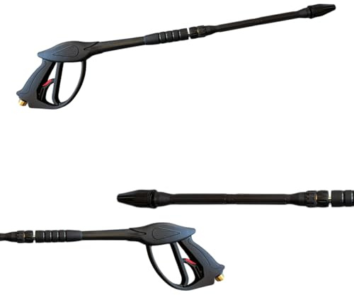 M&M Smartek pistolet haute pression M22 pour Kärcher/Kränzle, accessoire HP | Pistolet haute pression pour eau froide/chaude selon modèle; contrôler filetage, débit, pression et compatibilité.