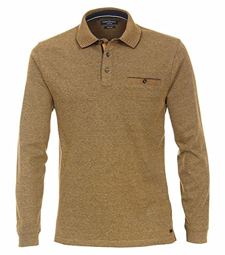 CASAMODA Polo-Shirt Langarm Uni