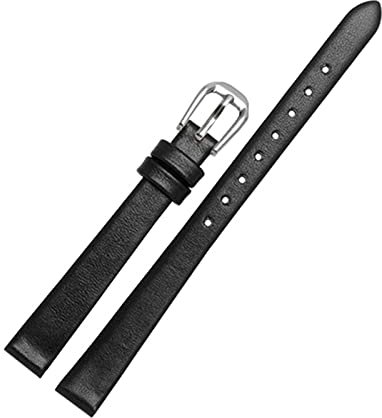 6-12mm Damen Echtleder Uhrenarmband Uhrenarmband Armbanduhren Elegantes Mini Soft Uhrenarmband Uhrenzubehör, 7mm
