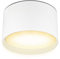 lambado® LED Aufbauleuchte flach mit großer Leuchtfläche - Set inkl. LED GX53 mit 6W 230V neutralweiß - Decken Aufbaustrahler in weiss matt