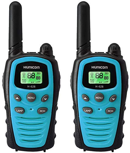 Talkie-walkie Longue portée pour Adultes – Meilleures radios bidirectionnelles PMR Walky Talky VOX Mains Libres 5 km avec Lampe de Poche LCD pour Aventures en Plein air, Camping, randonnée