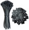 Oksdown 100 Stück Kabelbinder schwarz 250×3.6mm Lang Nylon Kunststoff groß Cable Zip Ties 60 Stück Starke Montagesockel Klebesockel Schraubsockel 25 x 25 mm Kabel Binder Set Kabelband Kabelmanagement