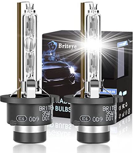 Briteye D2S Xenon Brenner 35W 6000 Kelvin Weißes Licht Scheinwerferlampe (2 Stücke)