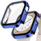 Funda Protectora Impermeable para Apple Watch 42mm 46mm 40mm 44mm 41mm 45mm,Protector de Pantalla de Vidrio Templado Integrado,Case PC Rígida HD para iWatch Serie 10 9 8 7 6 5 4 SE(NO PARA LA SERIE 3)