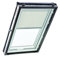 Roto Exclusiv ZRE - Estor para claraboya Roto - Riel de guía Plateado - Manejo Manual - Estor de luz Diurna Designo R4/R7 y Classic 43/73 - Tamaño 114/098 | 11/09 - Color Gris Claro