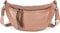 styleBREAKER Sac à bandoulière pour femme en forme de croissant, bandoulière réglable et amovible, sac à main uni 02012386, couleur:Or rose