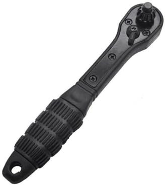 1pcs 2 in 1 Drill Chuck Key Ratchet Spanner Universal Wrench Hand Drill Chuck Key Drill Electric Ratchet Wrench Spanner Hand Tool