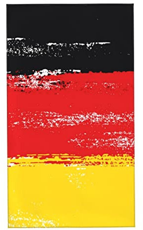 QQIAEJIA Strandtücher mit Deutschland-Flagge, Badelaken, großer Handtuchbezug für Damen und Herren, Decke 69,9 x 40,6 cm