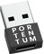 PORTENTUM USB c to USB Adaptor - 480 MB Speed - Premium Zinc Allow with High Heat Resistance - USB to USB C adapter - Black