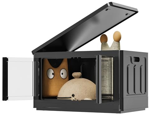 FLEXISPOT Aufbewahrungsbox mit Deckel 72Lx1 Aufbewahrungsbox unterbett aufbewahrungsbox groß stapelbare Storage boxes kisten faltbare Spielzeug-Aufbewahrungsbox, Plastik-Aufbewahrungsbox