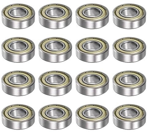 QUARKZMAN 12 Stück 6001ZZ Kugellager 12x28x8mm Karbonstahl Doppel Abgeschirmt Z1 Lager für Motoren