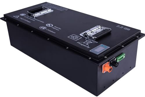 SSCYHT 72V, 48V, 36V, 56Ah, 80Ah, 105Ah, 160Ah Batería LiFePO4 batería para Carrito de Golf para Coche turístico de Cuatro Ruedas, batería de fosfato de Hierro y Litio,48v56ah