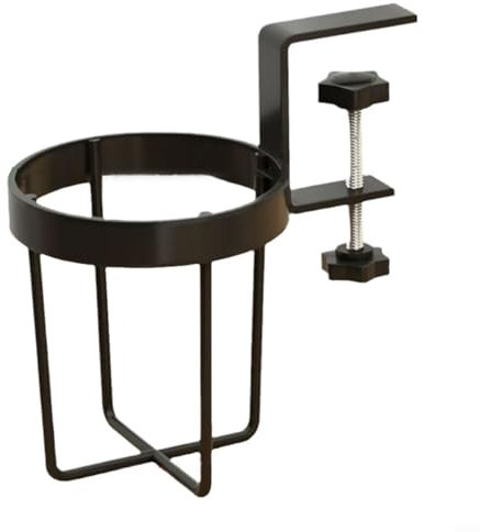 Support de bureau pour tasses, porte-bouteilles, support vertical, noir