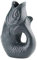 Gift Company Monsieur Carafon Vase en faïence Gris 21 x 12 x 31 cm Taille L