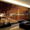 Luowenji Papier Peint Panoramique Paris 200x140 cm 3D Papier Peint Intissé Scène Nocturne de La Ville Photo Trompe l'oeil Poster Grand Mural Salon Chambre Enfant Chambre Décoration Murale a.7066