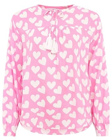 Zwillingsherz Bluse Tunika Damen Langarm Gr. XL