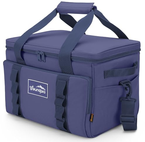 Youngoa Nevera Portatil, 30L Grande Nevera Playa Impermeable, Bolso Termica Plegable A Prueba de Fugas para Picnic/Camping
