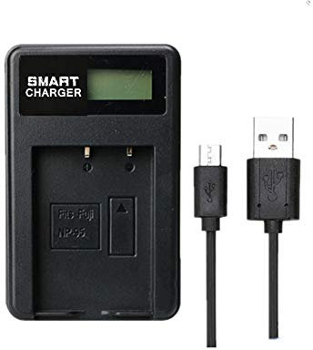 FUGASUN NP-95 NP95 LCD Single Charger Battery Charger for Fujifilm X30 X100 X100S X100T X-S1 FinePix F30 F31 fd F31fd FinePix Real 3D W1