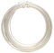 16 Gauge Semicircular Non-tarnishing Silver Plated Wire by Beadsmith 4 yards