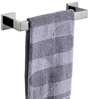 Flybath Portasciugamani da Parete singolo SUS 304 acciaio inossidabile lucido porta asciugamani da bagno mensola a parete, 30 cm / 11,8 pollici