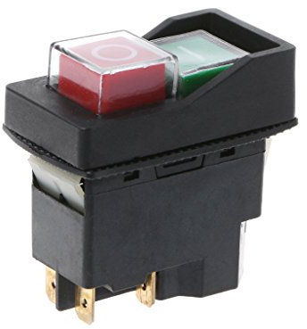 JOYKK KLD-28A Interruptor Impermeable Interruptores pulsadores a Prueba de explosiones 220V IP55 - Negro