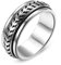 KnSam Eheringe Gold Damen Ring Zum Gravieren Weinlese Retro Blatt 925 Silber Schmuck Für Damen Mädchen Silber