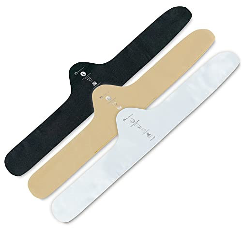 More of Me to Love Women's Tagless Seamless Bra Lining, Opaque, Black, White, Beige, L