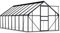 Tidyard Gewächshaus aus Polycarbonatplatten ist UV-beständig und wärmeisoliert Mit einem Fundamentrahmen (bestehend aus 4 starken Profilen),Gartenhaus Gartengewächshäuser,UV-beständig