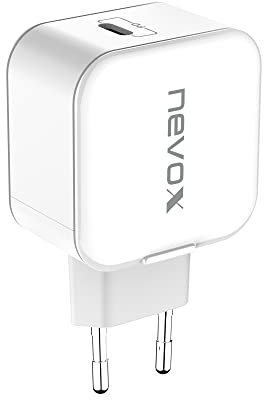 Nevox Ladegerät USB PD Type C Ladegerät 20Watt Weiss