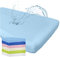 WhizProducts Spannbettlaken mit integriertem Matratzenschoner 70 x 140 cm (Hellblau) für Babybett