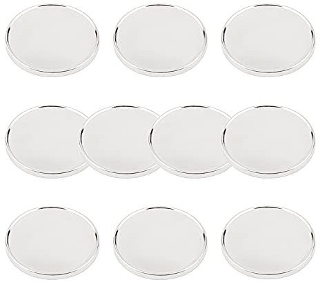 Eshan Golfball-Marker, 10 Stück, Metalllegierung, für Herren und Damen, Golfergeschenke, Golf-Sportplatz-Zubehör für magnetische Hut-Clips