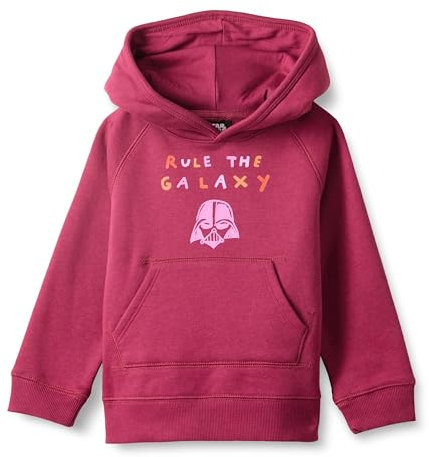 Amazon Essentials Disney | Marvel | Star Wars | Frozen | Princess Felpa con cappuccio in pile Bambine e ragazze, Star Wars - Rule The Galaxy, 10 anni