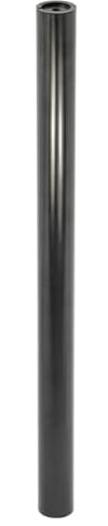 WAGNER Möbelbein/Tischbein/Möbelfuß/Systemrohr TENO - Ø 50 x 718 mm, individuell mit TENO System und QuickClick kombinierbar, Stahl pulverbeschichtet schwarz, Tragkraft 50 kg - 12907001