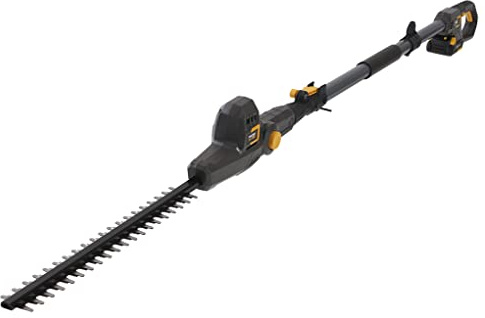 TEXAS PHX 2000 Akku Heckenschere (20 Volt, ausfahrbar auf 278 cm, abwinkerbarer Schneidekopf, inkl. 2 Ah Akku und Ladegerät)