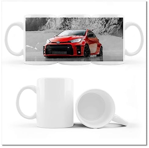 Kaffee Tee Tasse mit Foto rot Toyota Bw Nr. H8412Z_Cup