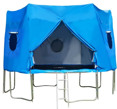 Trampolin Outdoor Zelt | 14 Fuß (ca. 427 cm) Trampolin Abdeckung | Kinder Zelt für Trampolin | Abdeckung Trampolin als Spielzelt | Trampolin Zubehör als Schutz vor Wind und Sonne | Trampolindach