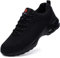 DYKHMILY Chaussures de Securite Femmes Légère Basket de Securite Femme Confort Chaussure de sécurité Femme Coussin d'air Respirant Chaussures de Travail Protection Embout Acier (Noir,37.5EU)