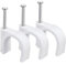 SYDARSYN 7mm Round Cable Clips Cable Holder Management Wire Cable Tidy Clips 7mm (100 pcs)