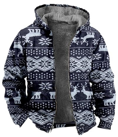 KONG JIMFAN Regenjacke Herren Schwarze Jacke Herren Kapuzenjacke Herren Blouson Jacke Fleecejacken Übergangsjacke Herren Mountainbike Jacke Herren Puffer Jacke Herren Fahrrad Regenjacke(White,5XL)